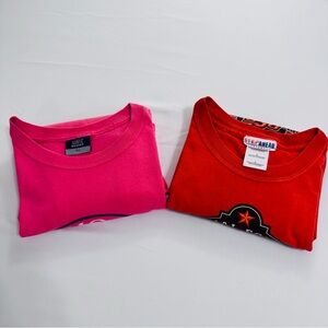 Lot Of 2 T-Shirts, OK State & Eskimo Joes, L & XL, GUC